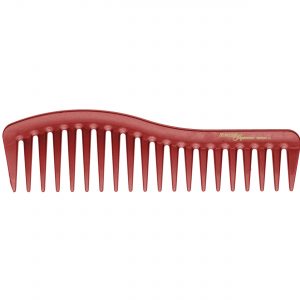Hercules Sägemann C12 Stylingkamm Rot – Extra Große Griffe, 9 Carbon-Zinken, Perfekt Für Volle Haare